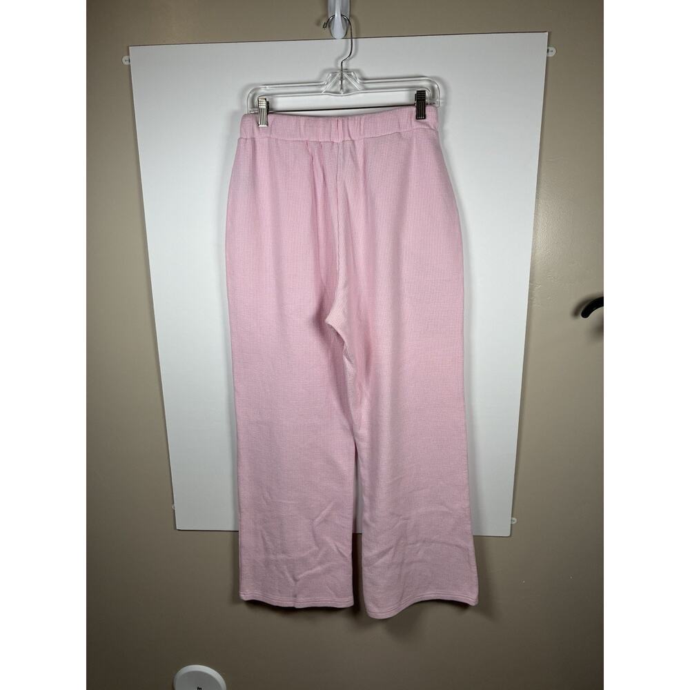 COMFRT Comfort XL Waffle Knit Lounge Pants Lot Of 3 Pink Lavender Lilac Wide Leg - Picture 3 of 11
